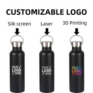 Custom logo <b>Double</b> <b>Wall</b> Vacuum Reusable Travel Metal Flask Hot Sale Insulated Hiking Sports Standard Mouth Water Bottle - Product Image 6