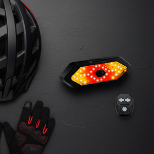 Wireless Turn Signal Bike Tail Light Type-C Rechargeable Bicycle Warning Light With Remote for Outdoor Riding Bike Flashlight - Product Image 2