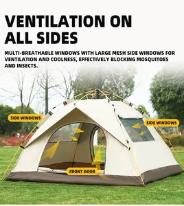 Groothandel Zachte Stof Bruiloft Draagbare Tent Outdoor 4 Persoons En Tenten Kamperen Outdoor Lucht Tent Voor U Gelukkig Reizen