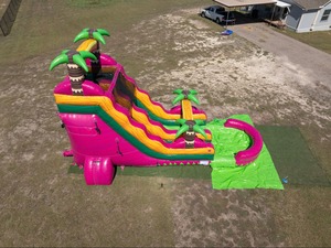 Người lớn thương mại ngoài trời trẻ nhỏ trượt nước bơm hơi lớn cho Công viên Hồ bơi trẻ em và người lớn - Product Image 3