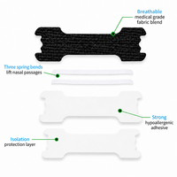 Bandes nasales noires extra-fortes pour le ronflement, bandes adhésives pour le nez pour la respiration, résistantes à la transpiration, hypoallergéniques, 30 pièces
