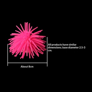 Siliconen lichtgevende zeeanemoon gloeiende fluorescerende aquariumdecoraties milieuvriendelijke tassen viskom landschapsornament - Product Image 2