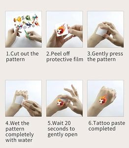 Wholesale Cartoon <strong>Football</strong> Fans Waterproof Temporary Tattoos Sports <strong>Football</strong> Tattoo Sticker Waterproof Tattoo Stickers - Product Image 5