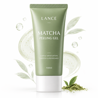 Gel Nettoyant Éclaircissant Bio aux Herbes OEM ODM, Exfoliant Visage au Matcha, Gel Peeling pour Tous Types de Peau