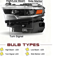 Sainuo 2019-2022 für Dodge RAM High-End-Scheinwerfer der US-Version 68316084AD High 68316082AD