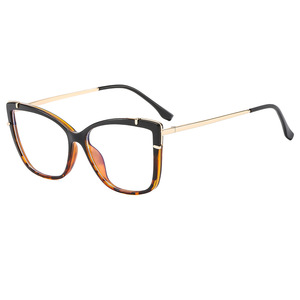 Monturas de Gafas de Ojo de Gato con Aro Completo, Anti Luz Azul, Gafas Ópticas para Mujer, Diseño Retro Ligero 2024 - Product Image 2