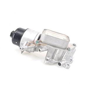 Aelwen Boîtier de filtre de refroidisseur <span class=keywords><strong>d</strong></span>'huile moteur pour Mini R55 R56 R57 R58 R59 Cooper pour <span class=keywords><strong>PEUGEOT</strong></span> 207 3008 OE 864374580 - Product Image 2
