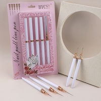 Kuas Nail Art Ultra Tipis untuk Striping, Liner, dan Menggambar Motif Bunga di Kuku (Grosir)