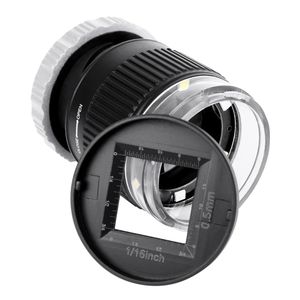 Espejo de Aumento LED 30X con Escala, Espejo Cilíndrico de Metal con Escala, Espejo de Lectura Pequeño para Joyería - Product Image 5