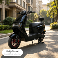 Low Noise Electric Scooter Motorcycle Stable Frame Energy Saving Adult EV Motorbike Electric Scooter Factory Direct Sale