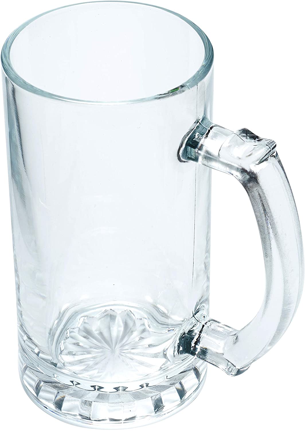 Glass Beer Mug Stein 16 oz, 10 pack, Pint Sized Beer Glasses in Bulks