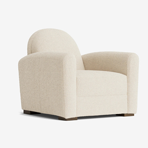 Poltrona Singola Moderna Minimalista in Stile Crema per Soggiorno, Colore Personalizzabile. - Product Image 2