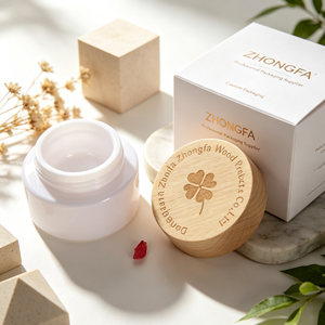Pots cosmétiques rechargeables écologiques OEM 5G-100G avec couvercles en bambou et en bois pour emballages de soins de la peau haut de gamme - Product Image 5