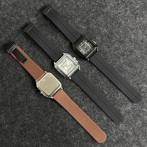 Montre pour homme, montre à quartz avec chiffres arabes, montre carrée en alliage pour homme, boucle magnétique, bracelet en silicone, montre pour homme SABR - Product Image 3