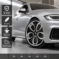 Jantes forgées en alliage d'aluminium sur mesure ANRUN Deep Dish Fat Spokes 2 pièces 18 19 20 21 22 24 pouces pour BMW X3 X4