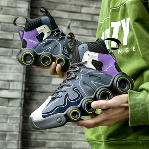 Chaussures de sport décontractées pour hommes, style roue de voiture, à la mode, respirantes, mocassins à la mode pour hommes, chaussures de course pour hommes - Product Image 1