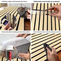 Panneaux muraux acoustiques insonorisants en bois MDF pour ateliers et supermarchés, vente en gros OEM pour la décoration intérieure