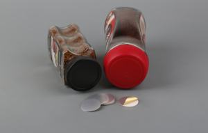 하이 퀄리티 프리 왁스 인덕션 열 또는 접착 알루미늄 호일 씰 라이너 와드 씰링 커피/초콜릿 스프레드/땅콩 버터 - Product Image 2