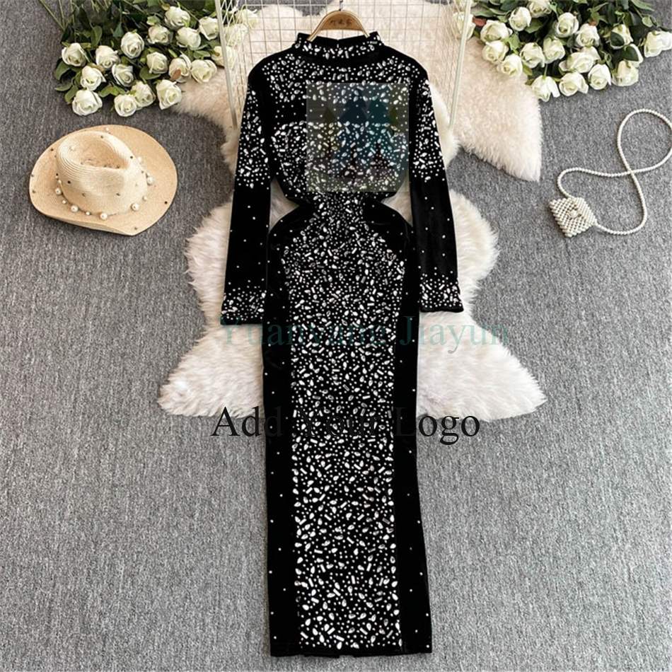 chinese dress ladies Mapale Long Halterneck Gown and Thong at The Hosiery Box