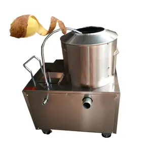 Gıda işleme tesisi ekipmanları otomatik patates soyma makinesi/patates soyucu/patates temizleme makinesi HJ-PCM
