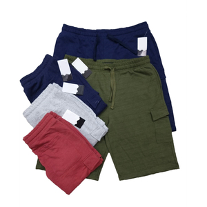 กางเกงขาสั้นคาร์โก้สำหรับผู้ชายกางเกงสวมใส่ได้ทั้งสีและดีไซน์แบบลำลองสำหรับใส่วิ่งเล่นกีฬายิมสำหรับผู้ชาย - Product Image 1