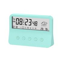 Réveil numérique nouvelle arrivée, les nouvelles horloges de table intelligentes transparentes, mini horloge numérique portable, cadeaux pour le bureau et la chambre à coucher