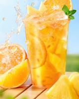 Ijskoude Instant Vruchtensap Gevriesdroogd Fruit Theeblokken Citroenaardbei Bosbessenvruchten Smaak Gevriesdroogde Theeblokjes