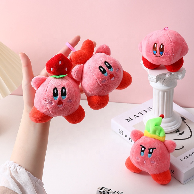 Peluche Kirby De 12 Cm – Muñeco De Dibujos Animados Suave Y Acolchado, Ideal Como Juguete O Decoración Para Niños