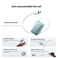 Anker S1 45W 10000mAh Pengisi Daya Portabel Cepat Ringan Power Bank Kabel Data USB-A Tipe-C 70CM untuk USB Ganda Layar LED