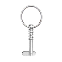 FOYO Charnière marine à dégagement rapide avec anneau - Acier inoxydable 316 de haute qualité, accessoire pour bateau