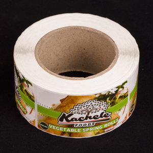 Rouleaux d'autocollants holographiques en vinyle PVC auto-adhésifs personnalisés étiquettes d'emballage pour les bouteilles de parfum alimentaire eau vin - Product Image 4