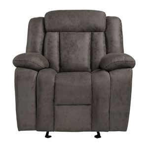 Sofá de 4 Plazas Negro Marrón, Sillones Reclinables Dobles Eléctricos - Product Image 2