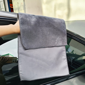 Esun microfibra Auto dettaglio asciugamano forte assorbimento di acqua senza lanugine multifunzionale ad alta densità asciugatura rapida lavaggio Auto - Product Image 6