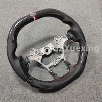 Volant de course sport en fibre de carbone véritable adapté à Hilux Fortuner TRD