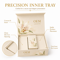 Boîtes cadeaux en carton rigide magnétique recyclable de luxe personnalisées pour les ensembles cadeaux de savon, laminage brillant, dorure à chaud