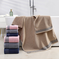 Factory Wholesale Thicken Absorb Water 100% Cotton Bath Towel Hotel Towels Set Luxury Home Bathroom Towels