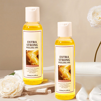 Huile exfoliante jaune extra forte avec vitamines C et E pour l'élimination des taches brunes et l'éclaircissement de la peau