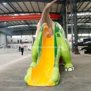 Commercial Dinosaur Slide Steel Themed Playground Equipment for Kids Adventure Parks Indoor/Outdoor <b>Play</b> Areas Shopping Malls - Product Image 2