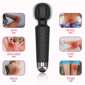 Masajeador Eléctrico Recargable de Mano para Mujer, Impermeable, Multivelocidad, para Todo el Cuerpo, Alivio del Cuello, Masaje Personal de Piernas, Herramienta de Relajación - Product Image 3