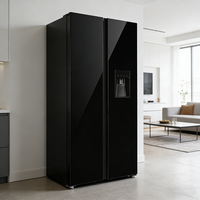 Réfrigérateur Américain Grand Format à Compresseur Inverter Sans Givre et Refroidi par Air