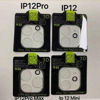Protection d'objectif d'appareil photo en verre trempé 3D haute clarté à couverture intégrale pour iPhone 16 Pro Max 15 Pro Max, résistante aux rayures