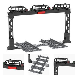 Luz Indicadora de Vía de Tren MOC4195, 68 Piezas, Serie Ciudad, Bloques de Construcción Educativos para Armar y Coleccionar, Regalo para Niños - Product Image 6