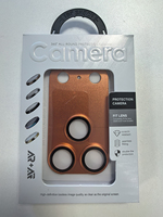 Verre trempé anti-traces de doigts ultra-fin 9H anti-chute pour la protection de l'appareil photo 18 Pro Max, armure en aluminium intégrée givrée