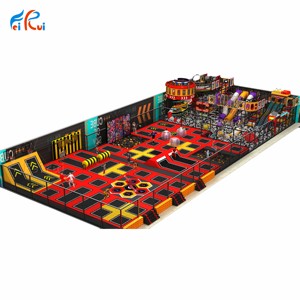 Feirui Vente en gros d'équipements d'amusement intérieurs comprenant des châteaux gonflables à trampoline, des murs d'escalade, des terrains de jeux pour parcs à trampolines - Product Image 5