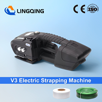 Machine à cerclage V3 BLDC 600-3200N réglable, outil de cerclage portable à batterie pour sangles PET PP, idéal pour l'emballage de cartons d'exportation