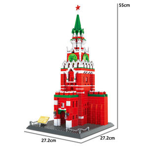Wange 5219 Torre Spasskaya, Bloques de Construcción Creativos, Modelo de Plástico, Unisex, Educativo, Juego de Bloques de Construcción, Regalo al por Mayor - Product Image 4