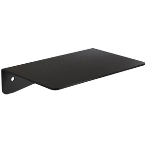 Estantería decorativa de acero, estantes flotantes de pared negros personalizados, con recubrimiento en polvo, estante flotante de acero Industrial - Product Image 3