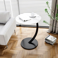 Table d'appoint mini de luxe léger style célébrité internet, table basse, meuble de canapé, table de chevet pour salon et chambre, sans assemblage