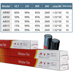 Film teinté <span class=keywords><strong>pour</strong></span> pare-brise de voiture HD Vision Clear Sun Control, isolation IR95, protection de la vie privée à l'intérieur du véhicule - Product Image 2