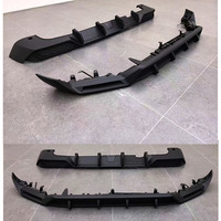 Pour Mercedes Benz G63 W465 2025 2026 – Kit de mise à niveau spécial ABS noir brillant : Lame avant, diffuseur arrière, pièces de pare-chocs et spoiler
